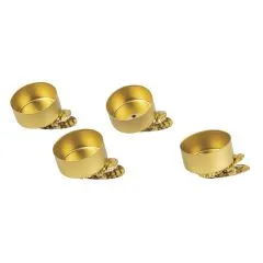 Baumkerzenhalter f�r Teelichter gold