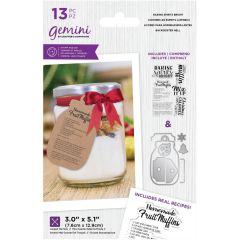 Crafters Companion Gemini Stamps & Dies - Baking Spirits Bright