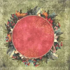 Craft & You Colors of Christmas Scrapbooking Paper Motiv 06