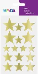 Sticker Sterne gold