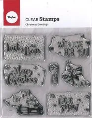 Clear Stamps - Christmas Greetings