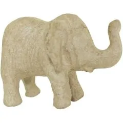 Pappmach� Elefant klein 10cm x 6,7cm x 8cm