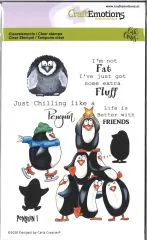 Clearstamps A6 Pinguine 1