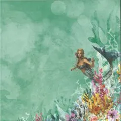 Scrapbooking Papier Mermaid Tails Collection - Dolphins