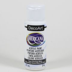 DecoArt Americana Allesfarbe 59ml Snow (Titanium) White opaque