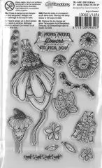 Clear Stamps A6 - Bugs & Flowers 2