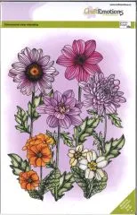 Clearstamps A5 - Sonnenblumen