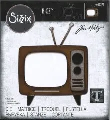 Sizzix Bigz Stanze - Retro TV by Tim Holtz