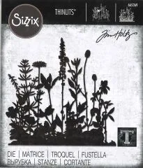 Sizzix Thinlits Stanze - Flower Field by Tim Holtz