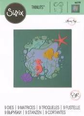 Sizzix Thinlits Stanze Set 9PK - Ocean Scene