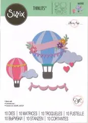 Sizzix Thinlits Stanze Set 10PK - Hot Air Balloon