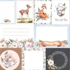 Scrapbooking Papier Forest Tea Party - 05