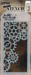 Tim Holtz Layered Stencil 4.125X8.5 - Gears