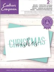 Brushletter Clearstamp - CHRISTMAS wishes