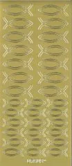 Sticker gold - Fische