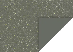 Motivkarton Sterne 50 x 70 cm gold glnzend auf Anthrazit