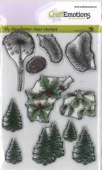 Clearstamps A6 - Weihnachtsbaum und Zweige