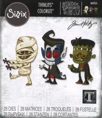 Sizzix Thinlits Stanze Set 28PK - Costume Party, Colorize by Tim Holtz