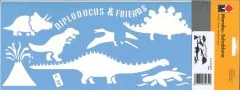 Marabu Schablone 15x33cm Dinos
