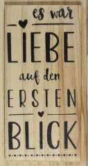Stempel Es war Liebe auf den ersten Blick