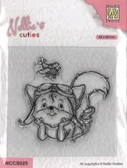 Nellies Choice Clearstamp - Cuties Pilot