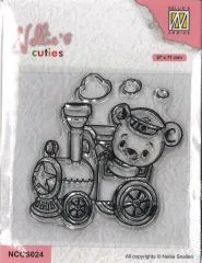 Nellies Choice Clearstamp - Cuties Train