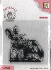 Nellies Choice Clearstamp - Rabbits