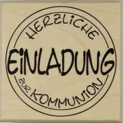 Rayher Stempel Herzliche Einladung zur Kommunion