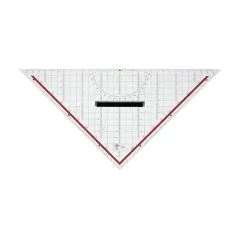 GEOMETRIEDREIECK MIT ABNEHMBARER GRIFF 25CM