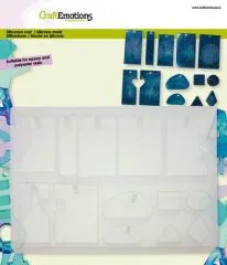 CraftEmotions Silikonform Anh�nger 1 14,5x12cm