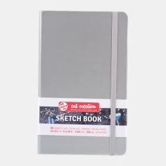 Talens Art Creation Sketch Book 13x21cm shiny silver