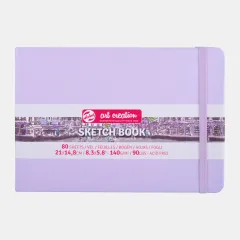 Talens Art Creation Sketch Book 21x14,8cm pastel violet