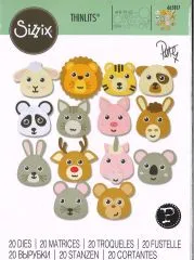 Sizzix Thinlits Stanze Set 20PK - Build an Animal