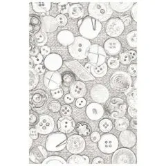 Sizzix 3-D Textured Impressions Embossing Folder - Vintage Buttons by Eileen Hull