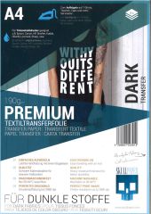Premium Textiltransferfolie für dunkle Stoffe (Inkjet)