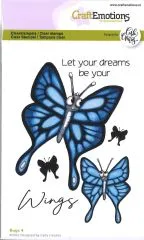 Clearstamps A6 - Bugs 4 Schmetterlinge