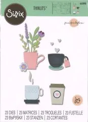 Sizzix Thinlits Stanze Set 23PK - Tea Cups