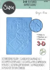 Sizzix 3-D Textured Impressions Embossing Folder - Interface