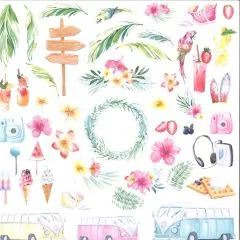 Piatek13 - Scrapbook Paper Summer Vibes 07