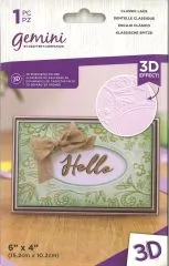 Gemini 3D Embossing Folder - Classic Lace