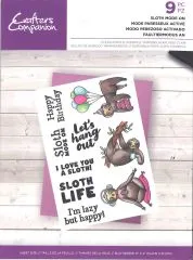 Clear Acrylic Stamps - Sloth mode on