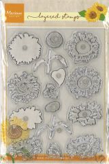 Marianne Design Stempel Tiny layered - Sonnenblumen