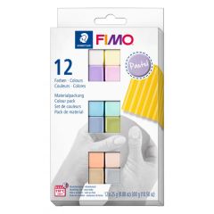 FIMO soft 12 Colour Pack pastell