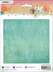 Studio Light Clear Stamp Background - Say it with flowers Nr. 529 - Holz