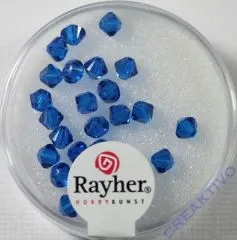 Swarovski Kristall-Schliffperlen 4mm 25St nachtblau (Restbestand)