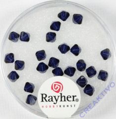 Swarovski Kristall-Schliffperlen 4mm 25St mittern.blau (Restbestand)