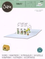 Sizzix Thinlits Stanze Set 19PK - Pop-Up Garden