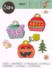 Sizzix Thinlits Stanze Set 12PK - Holiday Gift