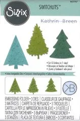 Embossing Folder - Festive Trees