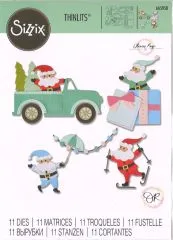 Sizzix Thinlits Stanze Set 11PK - Santa Activities